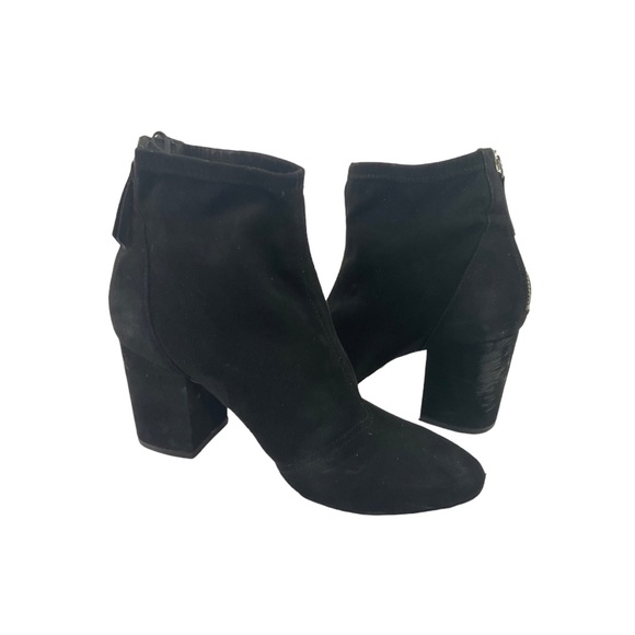 H&M Black Sock Ankle Boots Size 38/7 - Picture 1 of 8